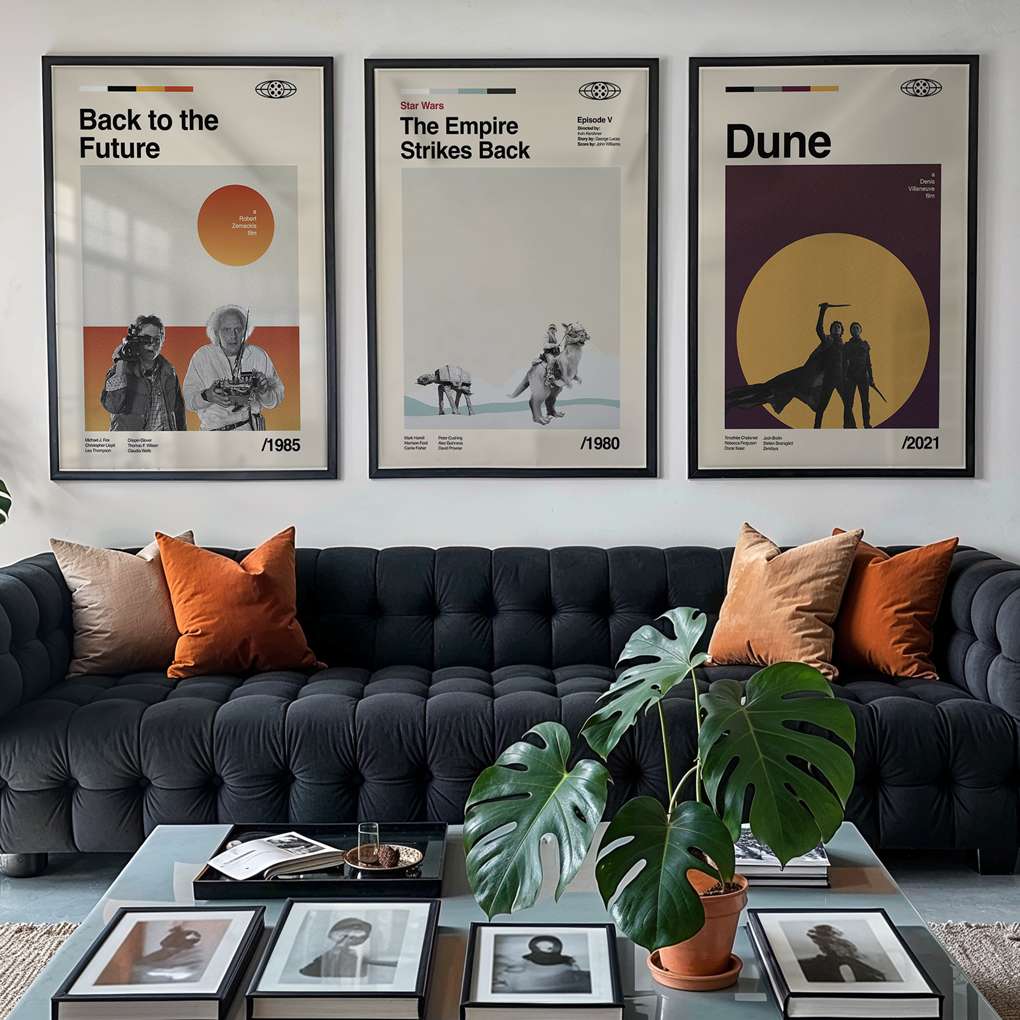 Minimalist retro movie posters by Drive-In Prints