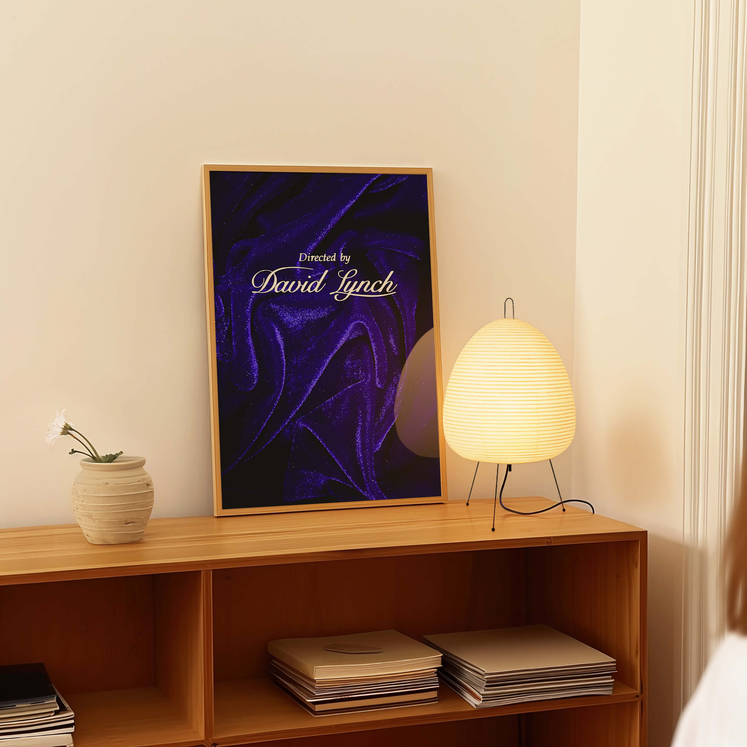 Directed By David Lynch Poster – Blue Velvet Variant