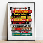 Quentin Tarantino VHS Movies Stack