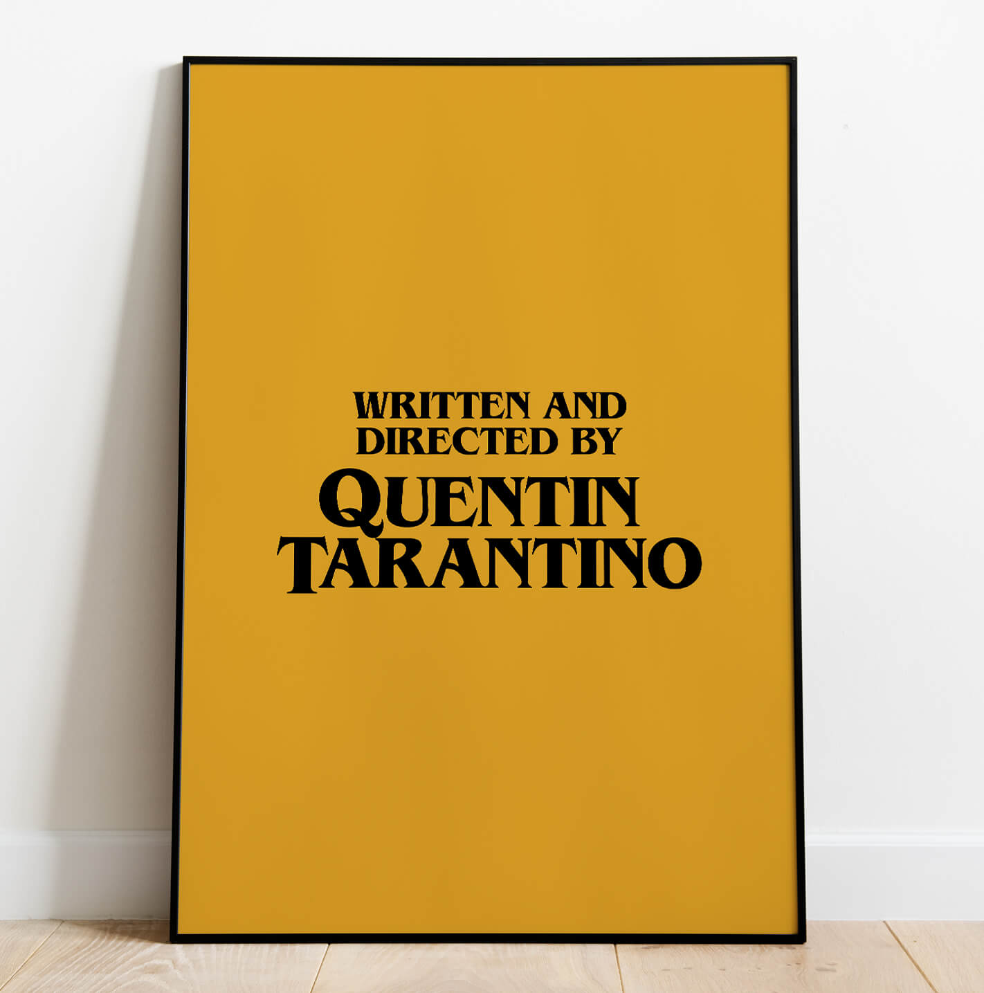 Directed By Quentin Tarantino Poster