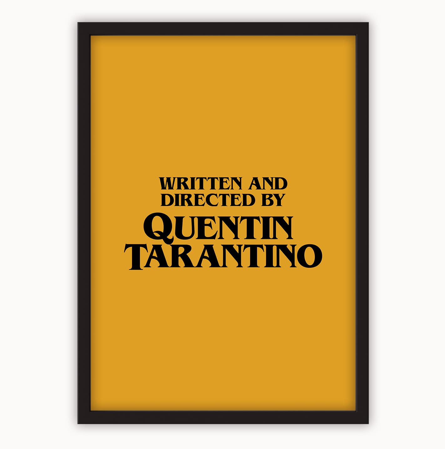 Directed By Quentin Tarantino Poster