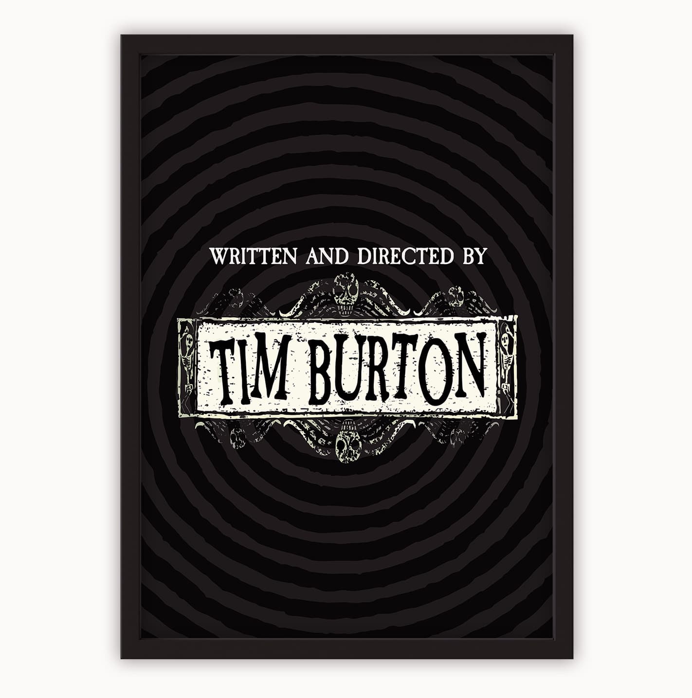 Directed By Tim Burton Poster