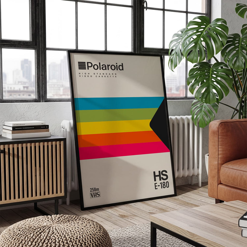 Polaroid VHS Tape Poster