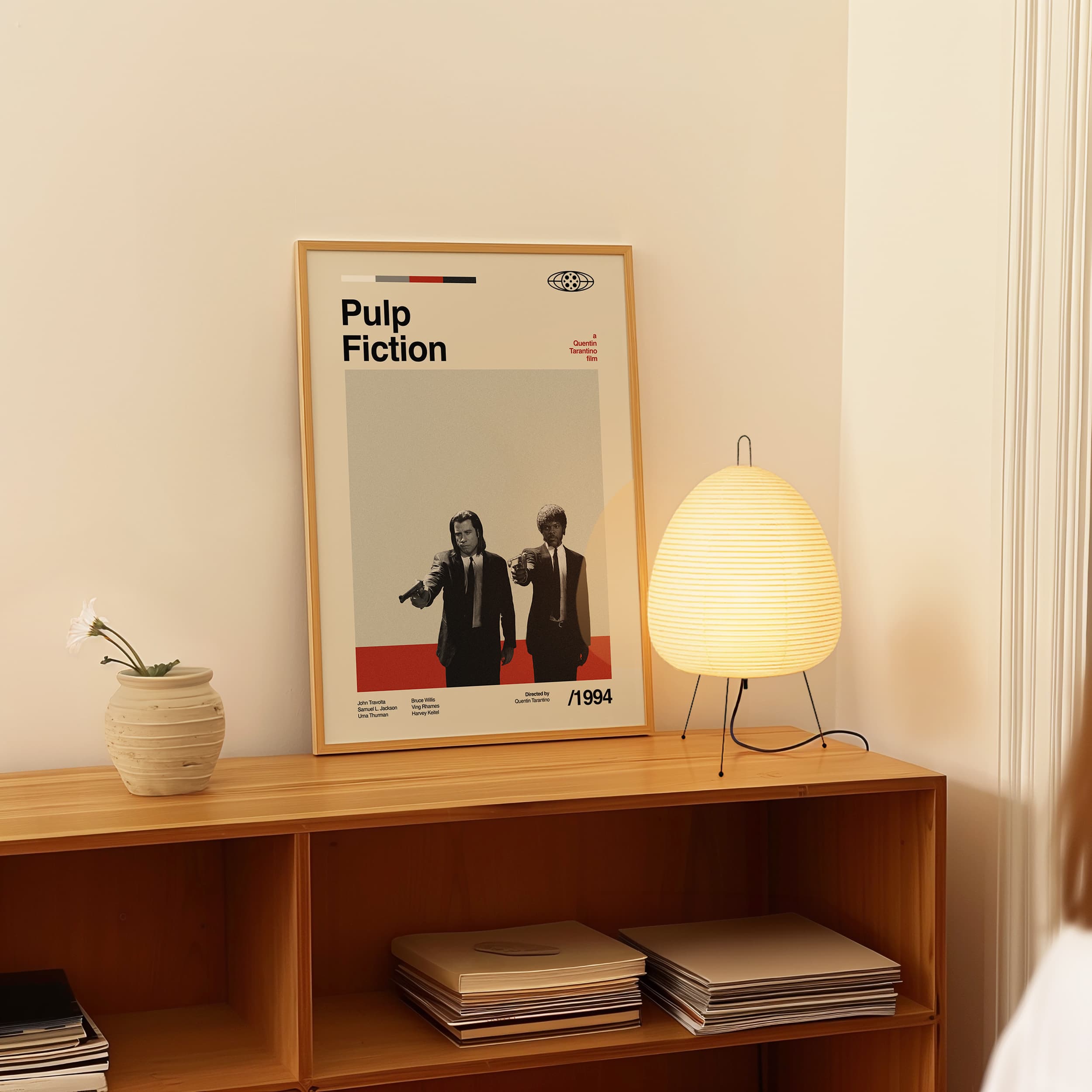Pulp Fiction Poster – Samuel L. Jackson and John Travolta