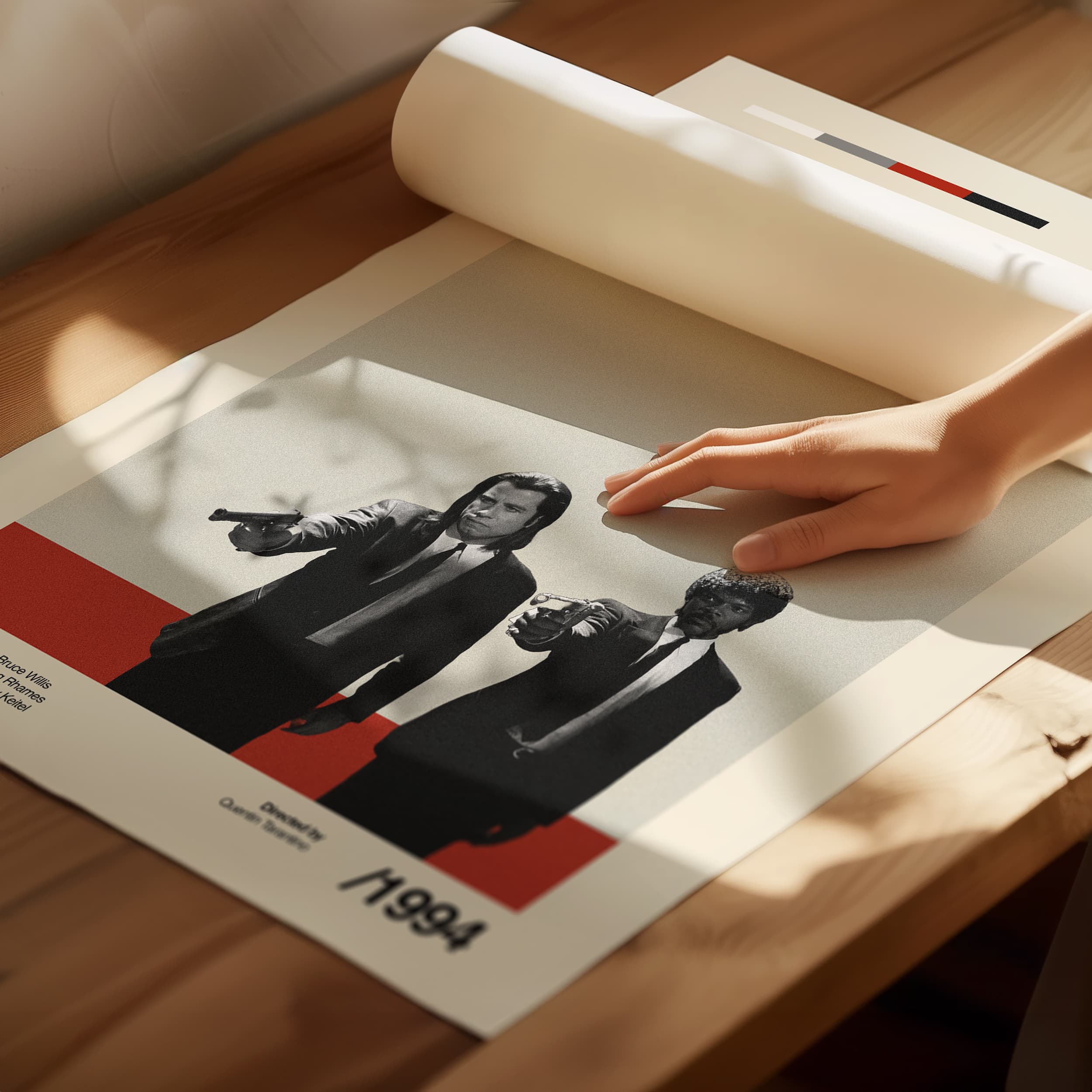 Pulp Fiction Poster – Samuel L. Jackson and John Travolta