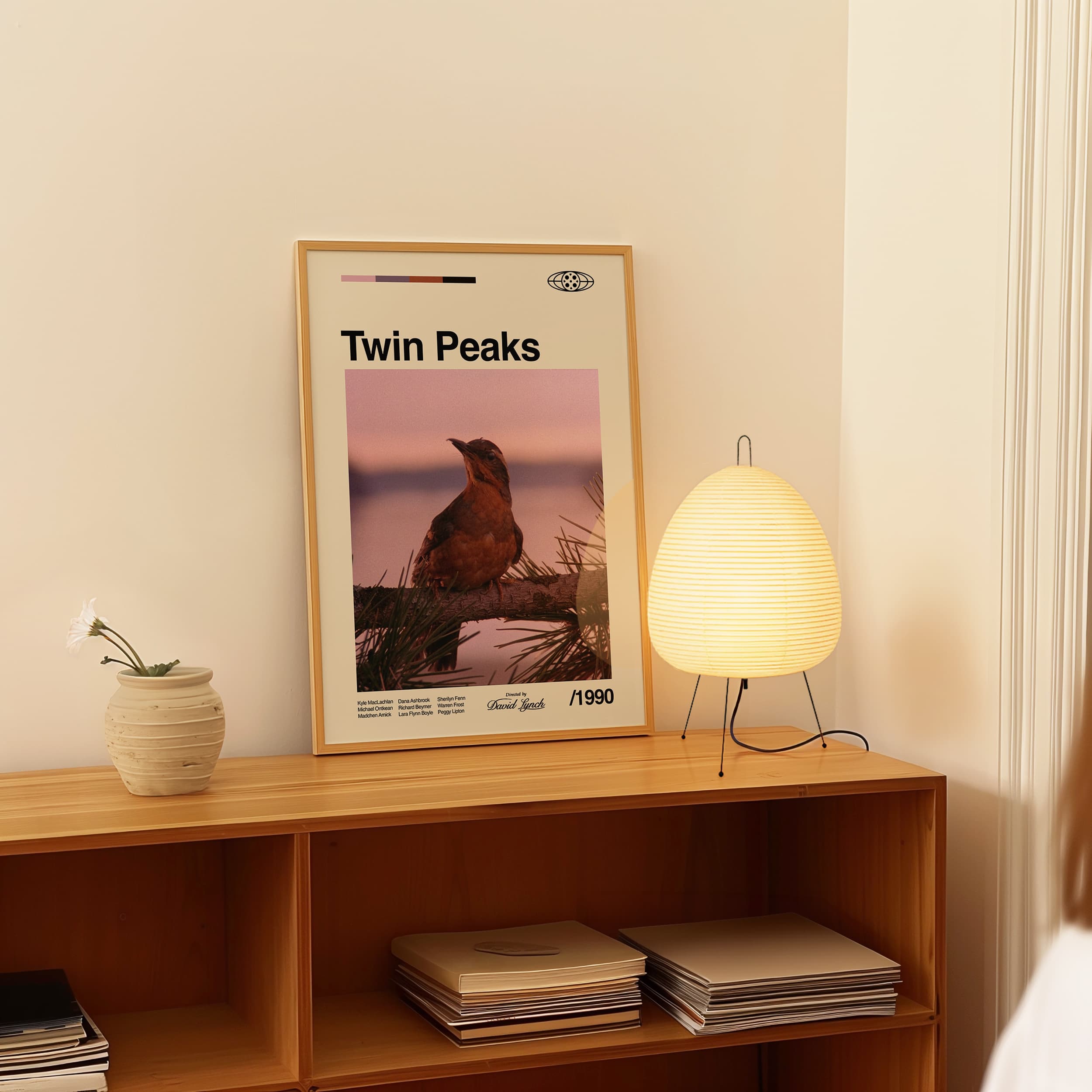 Twin Peaks Varied Thrush Poster