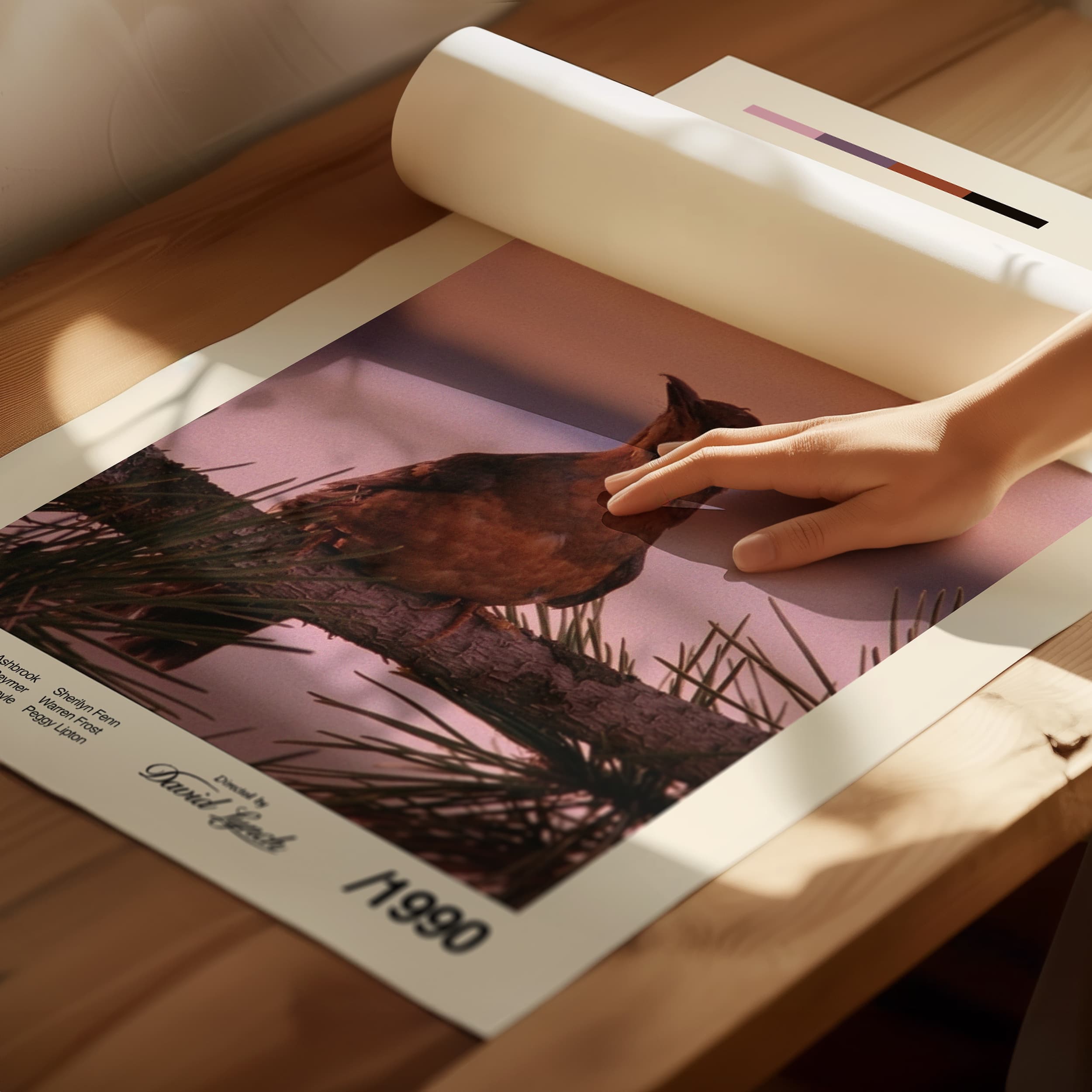 Twin Peaks Varied Thrush Poster